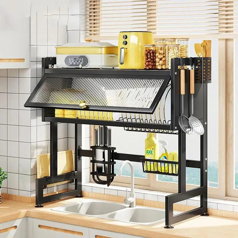 Over-the-Sink Dish Drying Rack – Space-Saving Kitchen Organizer