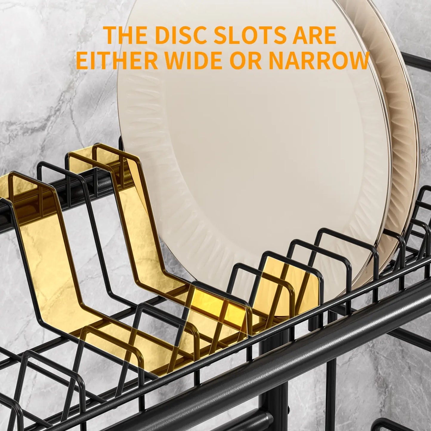 2-Tier Over-the-Sink Dish Drying Rack