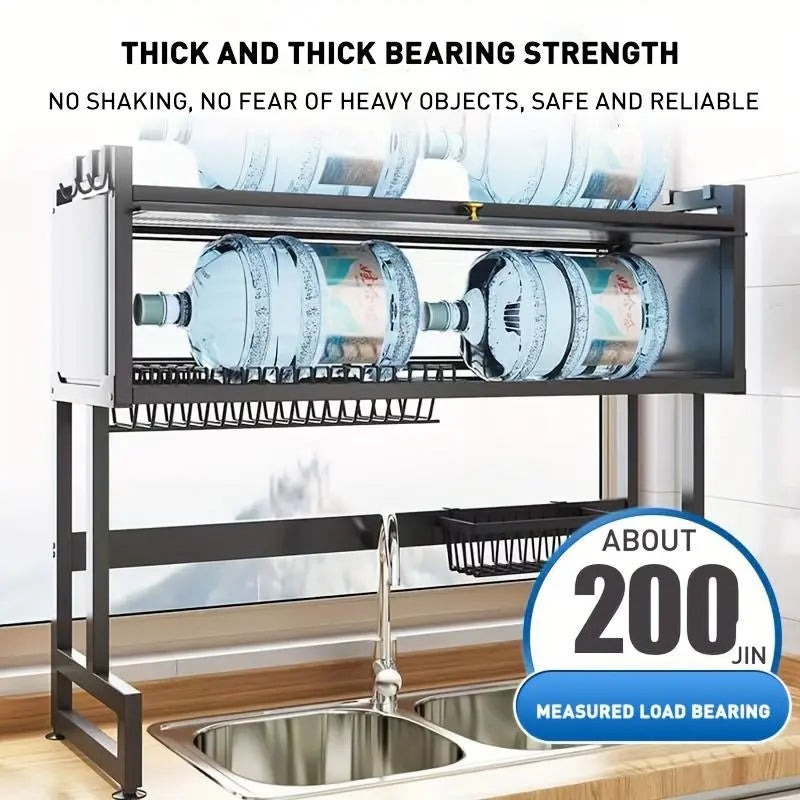 Over-the-Sink Dish Drying Rack – Space-Saving Kitchen Organizer