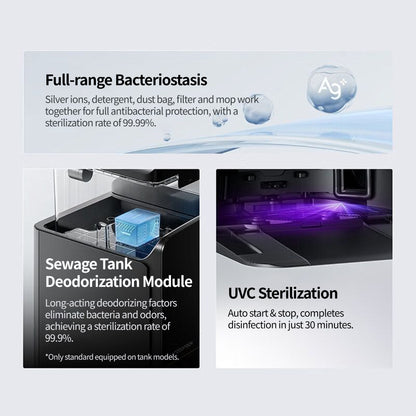 G30 Space Self-Cleaning Robot Vacuum and Mop