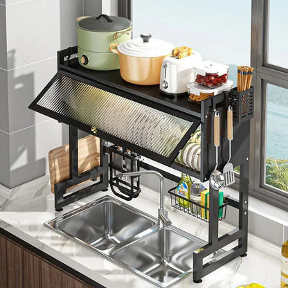 Over-the-Sink Dish Drying Rack – Space-Saving Kitchen Organizer