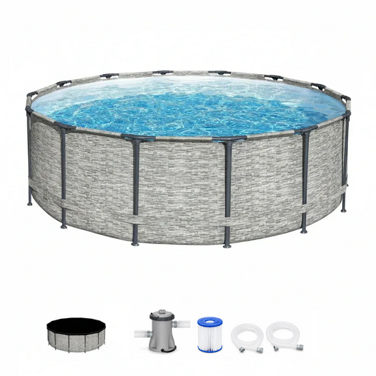 Ground Swimming Pool with Pump