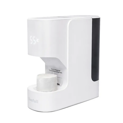 Luxury Home Spa Hot Towel Warmer Machine, 5-Second Instant Heating, 55°C Smart Auto Dispensing System, Includes 20 Compressed Towels