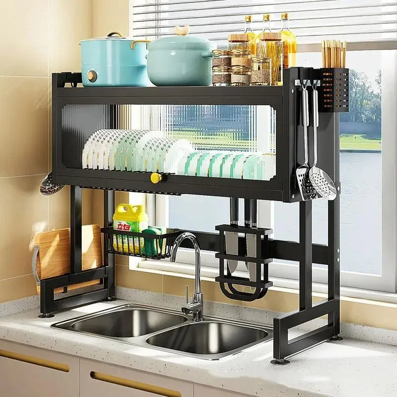 Over-the-Sink Dish Drying Rack – Space-Saving Kitchen Organizer