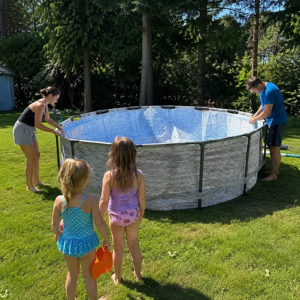Ground Swimming Pool with Pump