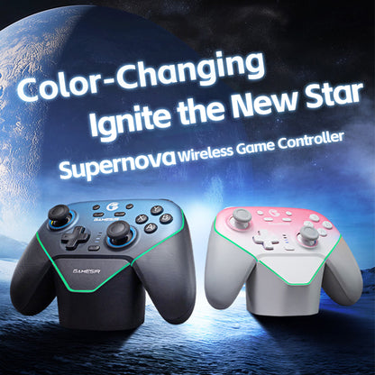 Wireless Gaming Controller + Charging Dock(Compatible with Xbox, PS, PC, iOS & Android.)