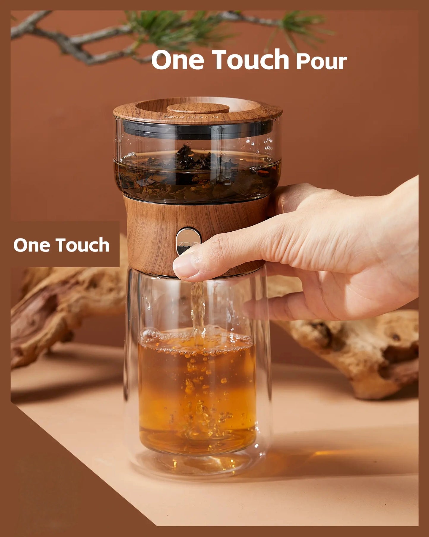 One-Touch Tea Brewer Cup