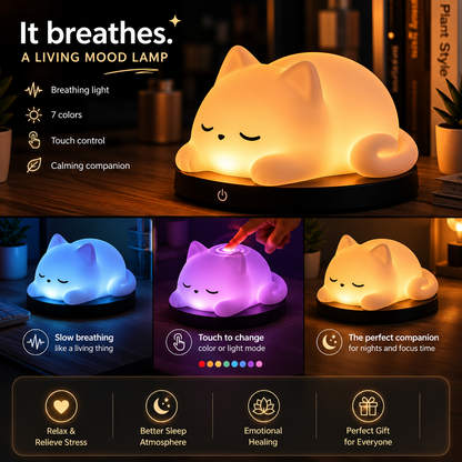 Winky Cat Night Light