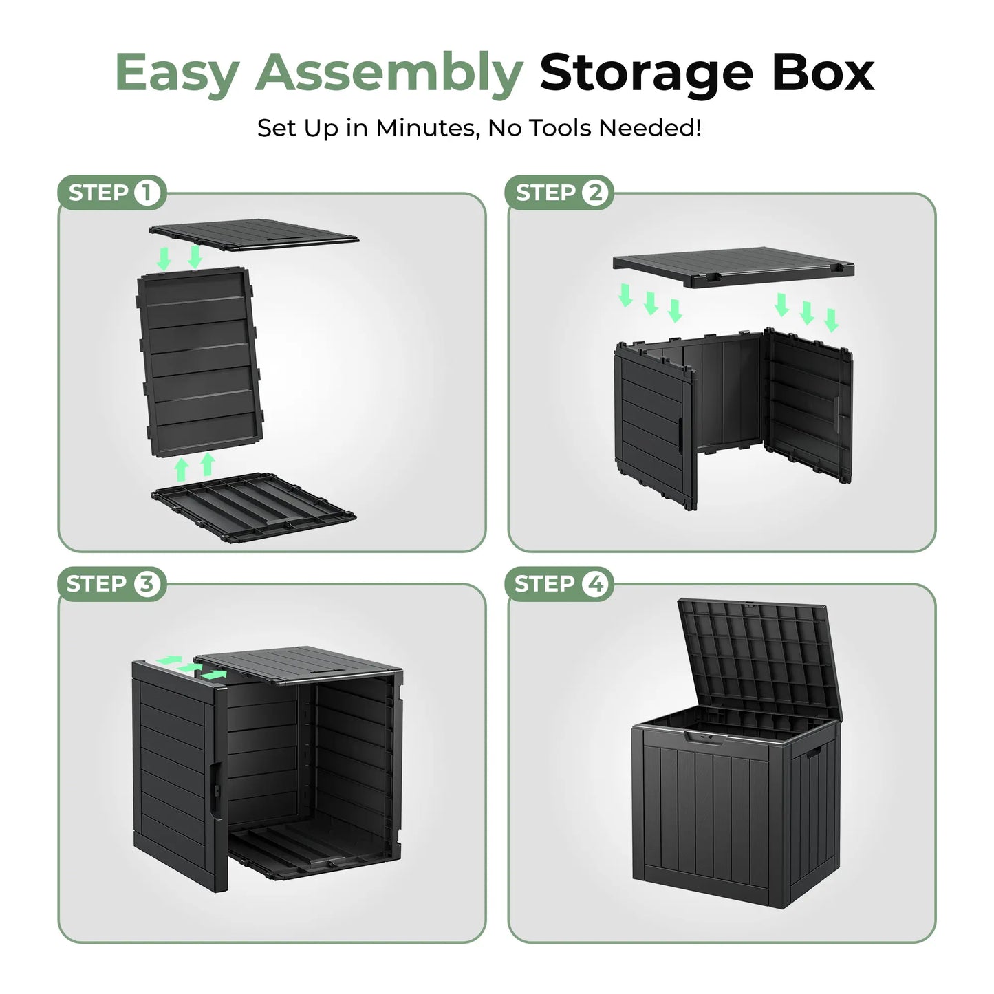 31Gal Waterproof Storage Box | Organize Your Patio This Summer!
