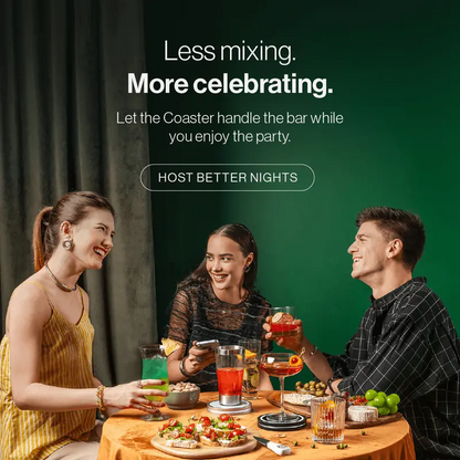 Smart Cocktail Maker Coaster – Perfect Drinks in Seconds