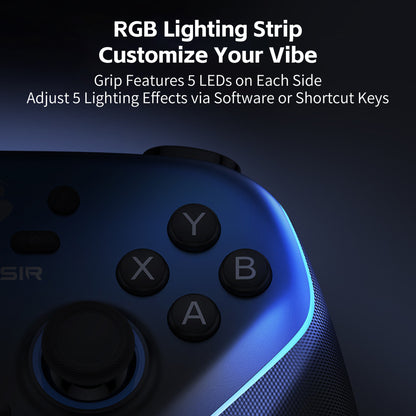 Wireless Gaming Controller + Charging Dock(Compatible with Xbox, PS, PC, iOS & Android.)