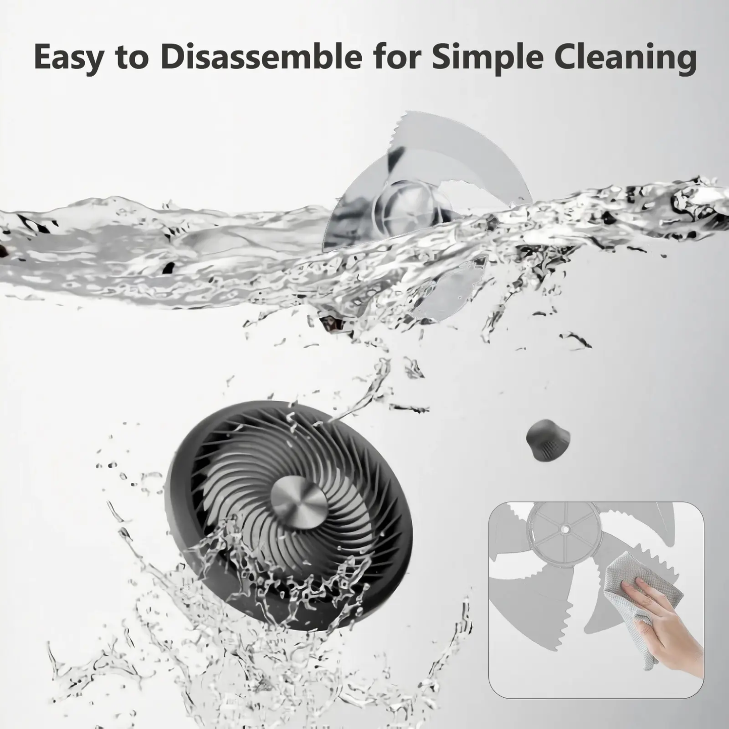 Smart Oscillating Fan — 120° Wide Cooling, 12 Speeds, Ultra-Quiet & Smart Air Circulation