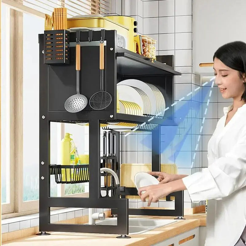 Over-the-Sink Dish Drying Rack – Space-Saving Kitchen Organizer