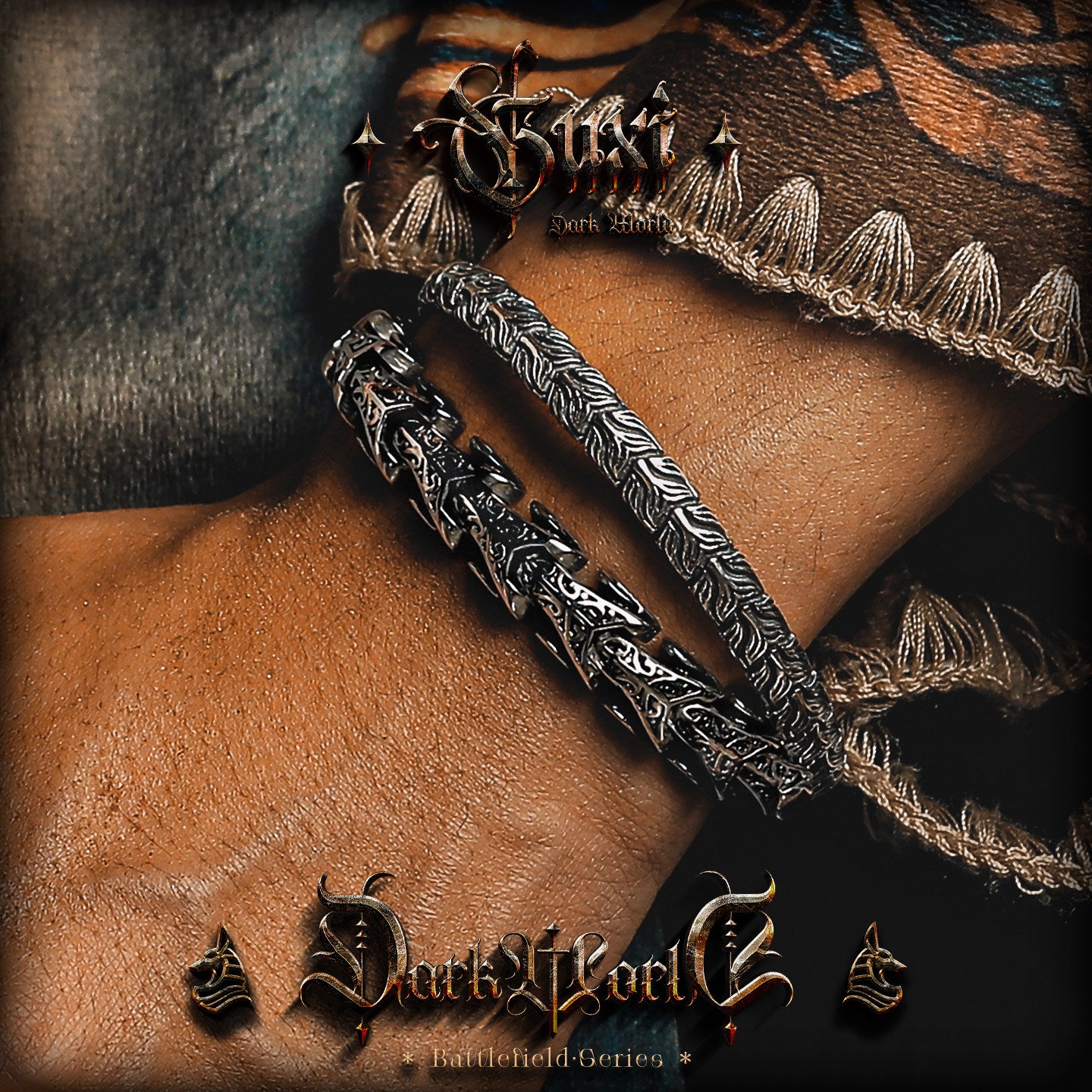 Shadow Fang Viking Bracelet