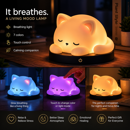 Cozy Kitty Night Light