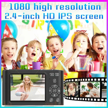 5Color 1080P Digital Camera Video Camcorder 48MP Photo 16X Zoom Antishake HD digital retro camera