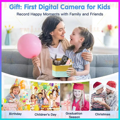 5Color 1080P Digital Camera Video Camcorder 48MP Photo 16X Zoom Antishake HD digital retro camera
