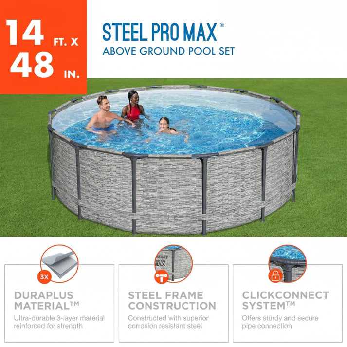 Ground Swimming Pool with Pump